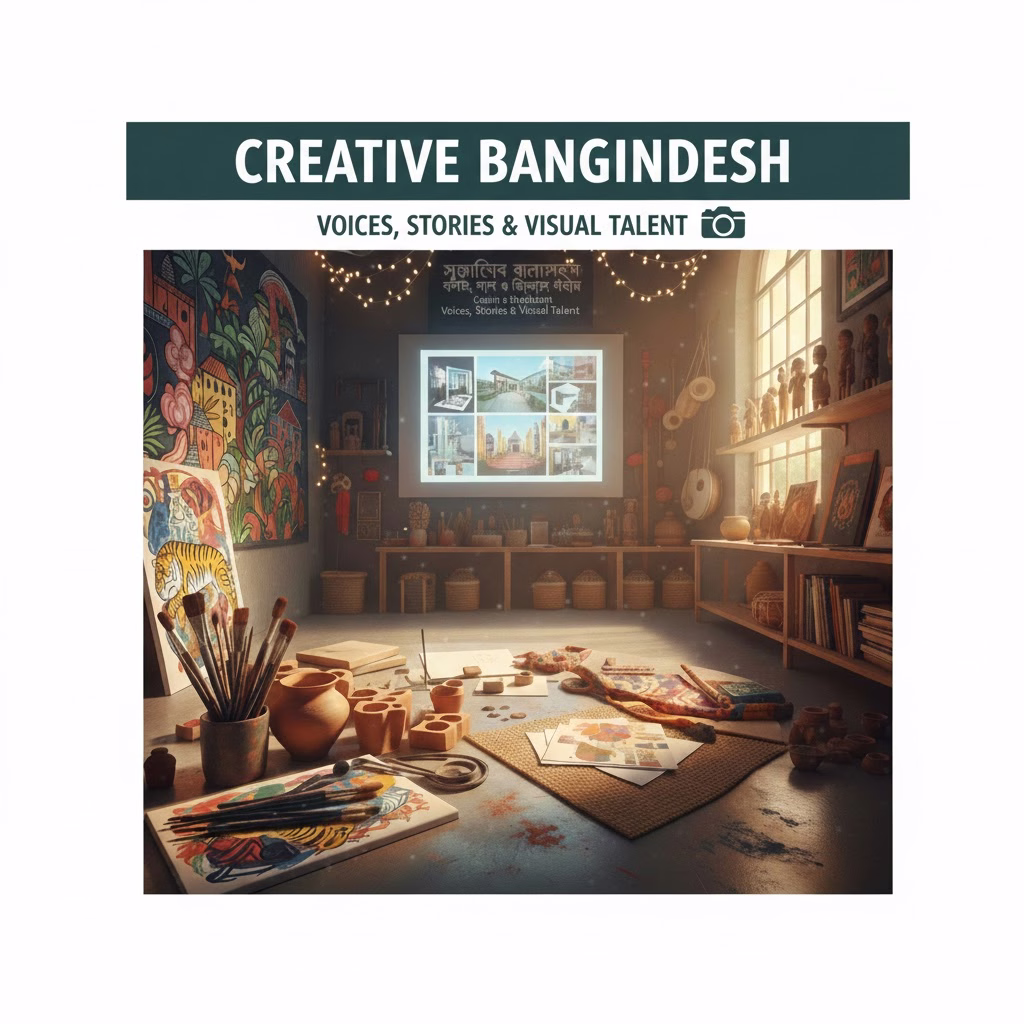 Creative People in Bangladesh: Voices, Stories & Visual Talent
